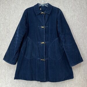 VTG 1 950s Fireman Metal Lobster Clip Corduroy Jacket USA Womens LARGE/XL?‎